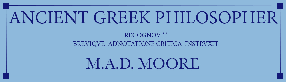 Ancient Greek Philosopher